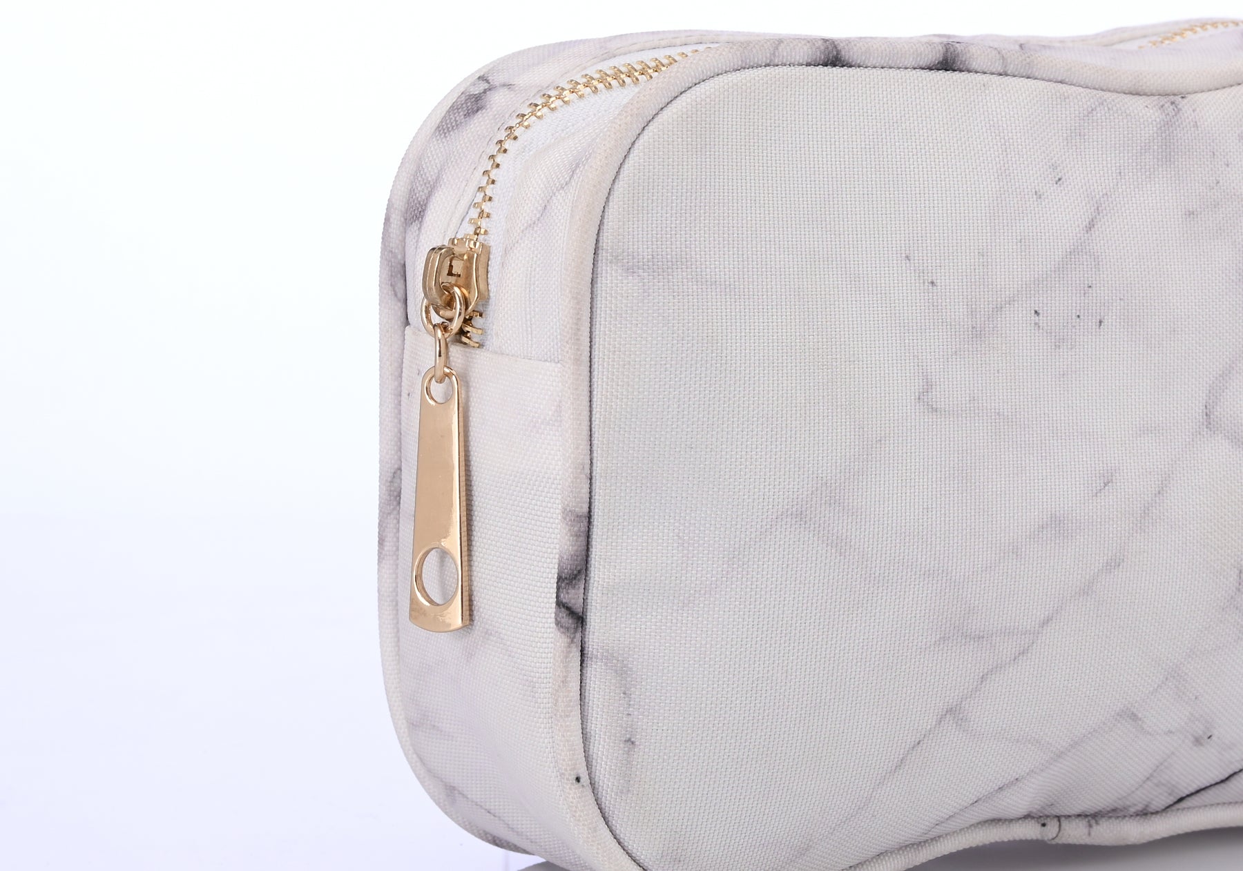 White Marble Makeup Bag
