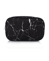 Black Marble Makeup Bag