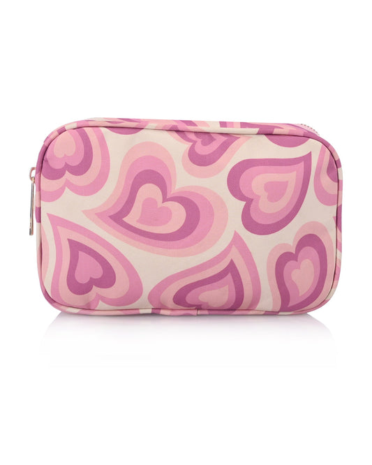 Hearts Makeup Bag