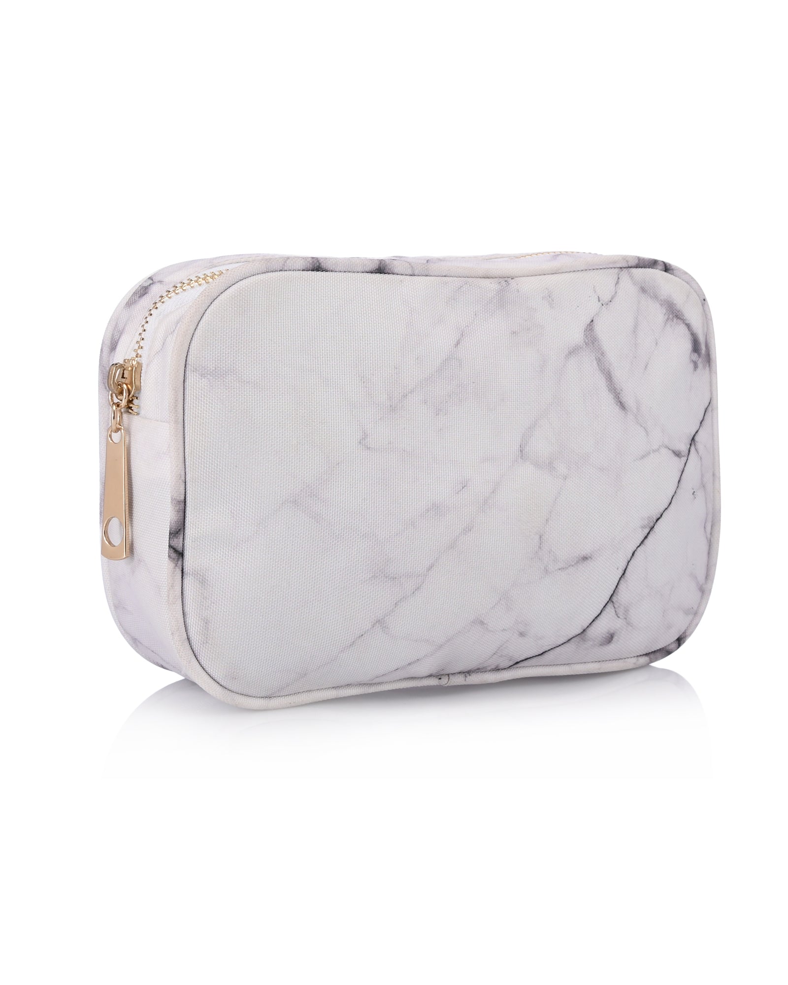 White Marble Makeup Bag