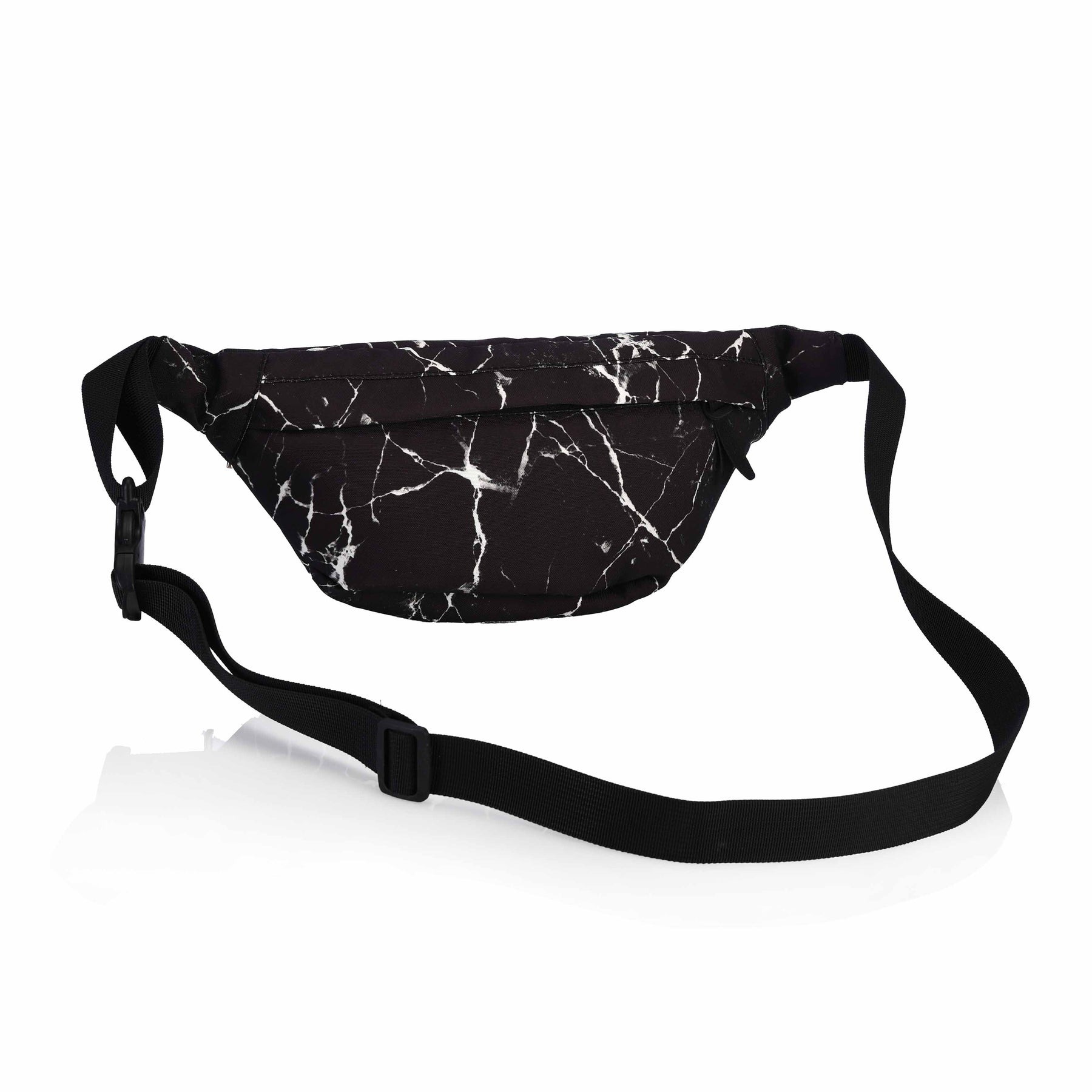 Black Marble Waist Bag