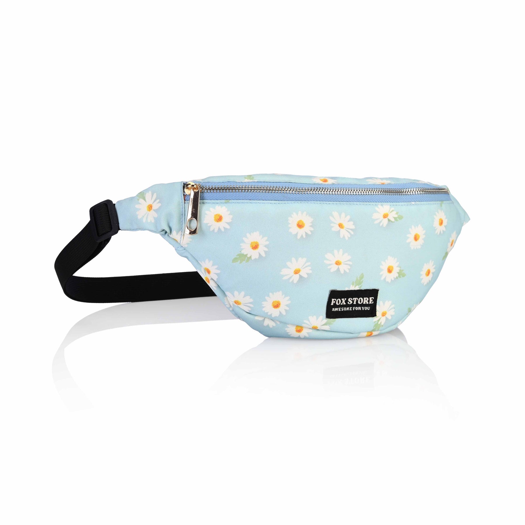 Baby Blue Dasiy Flower Waist Bag