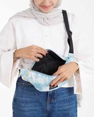 Blue Tiedye Waist Bag