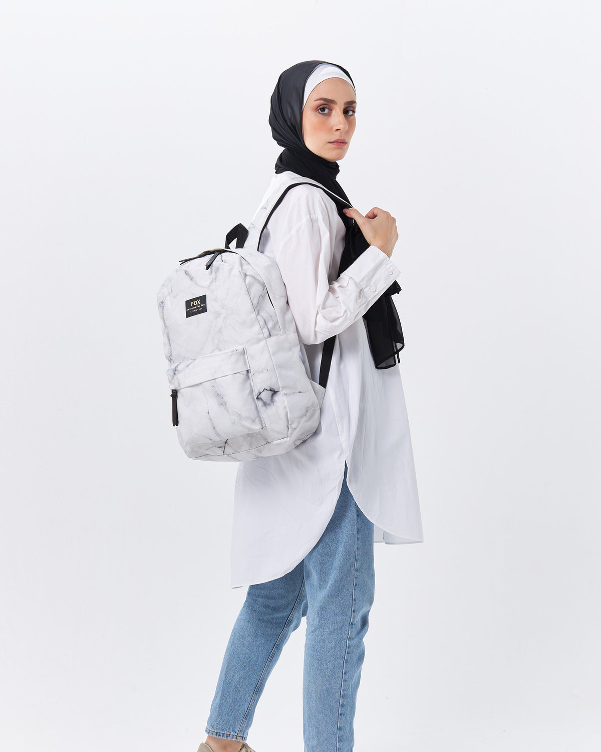 WhiteMarble Backpack