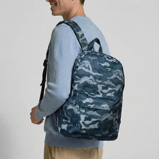 Gray Camouflage Backpack