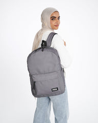 Gray  Backpack