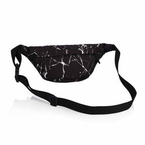 Black Marble Waist Bag