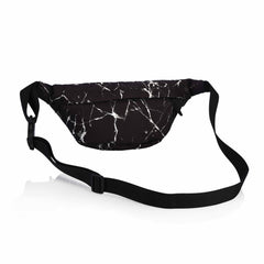 Black Marble Waist Bag