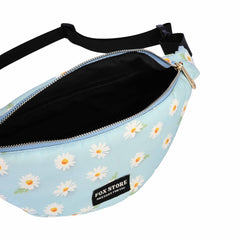 Baby Blue Dasiy Flower Waist Bag