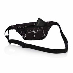 Black Marble Waist Bag
