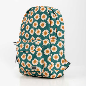 Green Daisy Flower Backpack