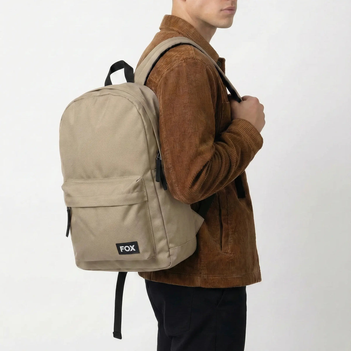 Beige Backpack