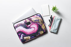 Pink Marble Laptop Sleeve