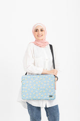 baby blue daisy flower Laptop Sleeve