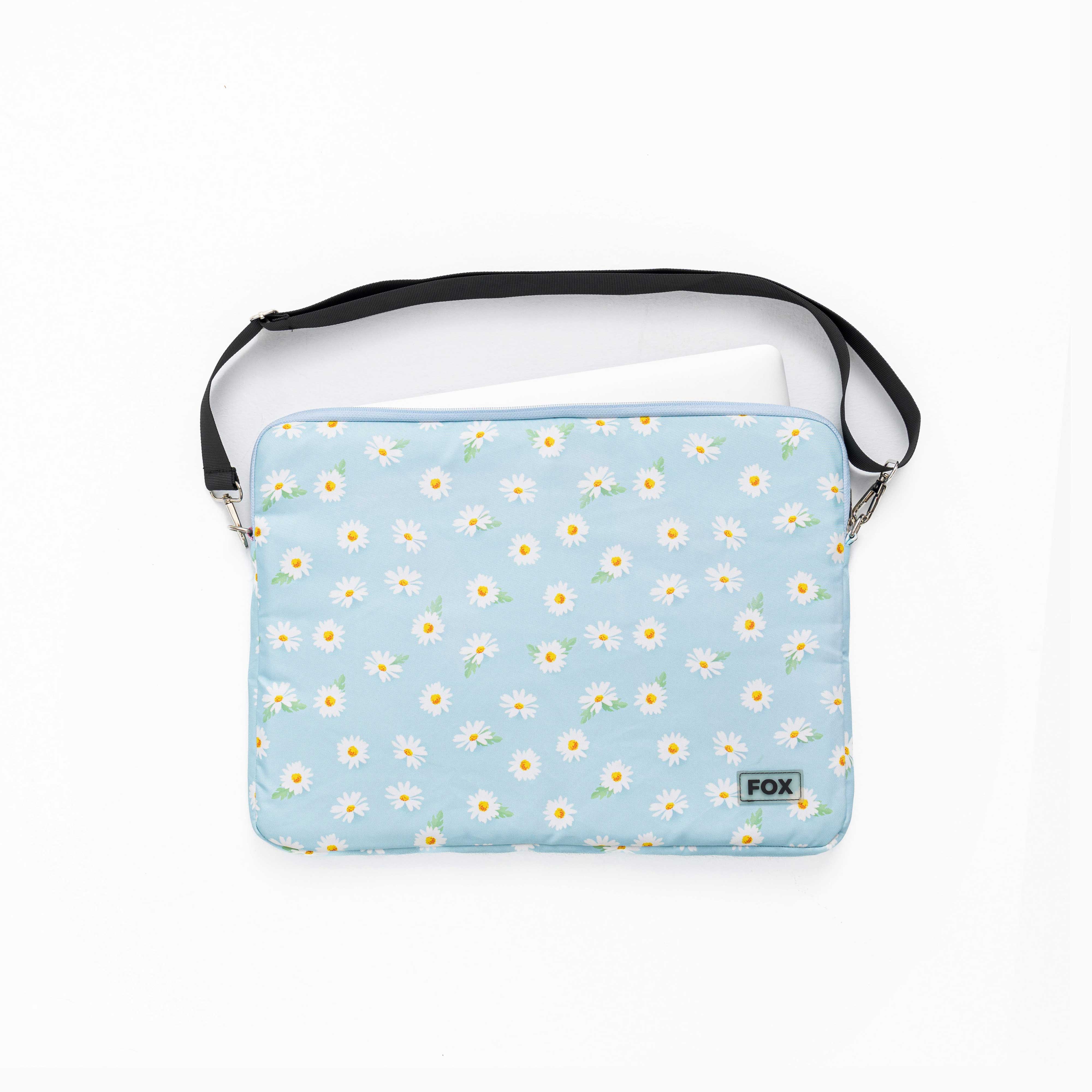 baby blue daisy flower Laptop Sleeve